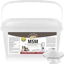 Golden PEANUT MSM metylsulfonylmetan pulver 2 kg för djur, renhetsgrad 99,92 %, organisk svavelförening, utan bulthjälpmedel