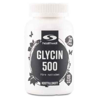 Healthwell Glycin 500 – Bäst i test – glycin bäst i test 2026