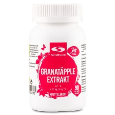 Healthwell Granatäpple Extrakt – Bäst i test – granatäpple kosttillskott bäst i test 2026