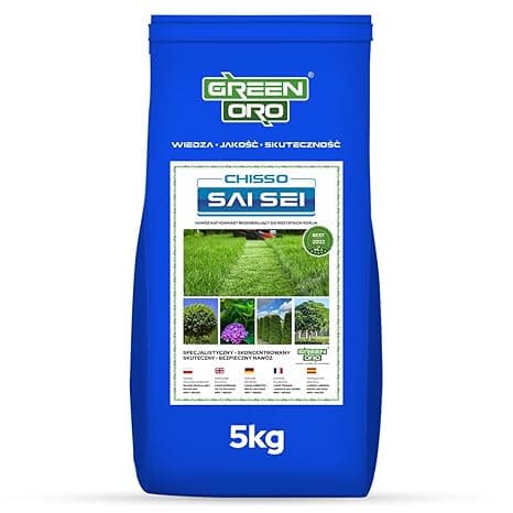 CHISSO SAI SEI 5 kg Regenererande gräsgödsel för en frisk och tät gräsmatta – Bäst i test – gräsgödsel bäst i test 2026