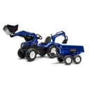 Falk Traktorgrävare Inkl. Vagn Med Tipp New Holland