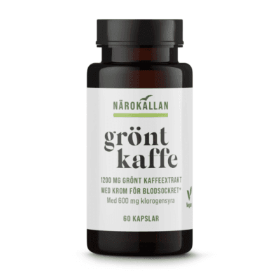 Närokällan Grönt Kaffe & Krom – Blodsockervänlig – grönt kaffe kapslar bäst i test 2026