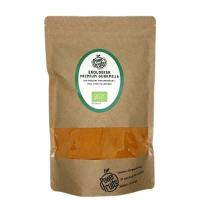 Powerfruits Ekologisk Gurkmeja Premium 500 G Gurkmeja – Populär bland köpare – gurkmeja pulver bäst i test 2026