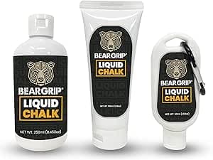 Björngrepp – LIQUID CHALK | Sportkrita | Svettfria händer | Crossfit | Tyngdlyftning | Kraftlyftning | Bergsklättring | Bodybuilding