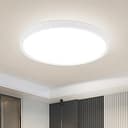 LED platt taklampa rund - vit taklampa Ø18cm hallampa 15W 6000k modern kökstaklampa för vardagsrum sovrum kök balkong källare kontor hall