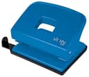 Leitz Hålslag, för 20 ark, stoppskena med formatspecifikationer, kompakt storlek perfekt för hem, kontor eller skola, metall och plast, blå, 50200035