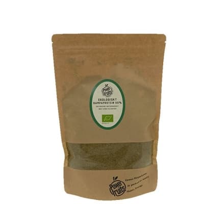 Powerfruits Ekologiskt Hampaprotein 500 G – Budgetfavorit – hampaproteinpulver bäst i test 2026
