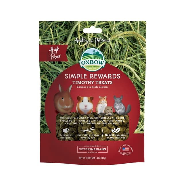Oxbow Simple Rewards Timothy Treats 40 G – Bäst i test – hamstergodis bäst i test 2026