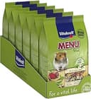 Vitakraft Menu vital, huvudfoder för hamstrar, med grönsaker, med nötter, med viktiga vitaminer och mineraler, utan tillsats av socker och spannmål (6 x 400 g)