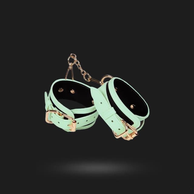 VuxenGlow-in-the-dark Handbojor - Vit/guld – Bästa premium – handbojor sexleksak bäst i test 2026