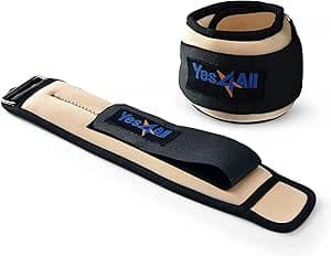 Yes4All Hand- och ankelvikter par 0,5 kg – 4,5 kg för kvinnor, män, barn justerbar rem – promenader, pilates, gym, fitness, träning – Bäst i test – handledsvikt bäst i test 2026