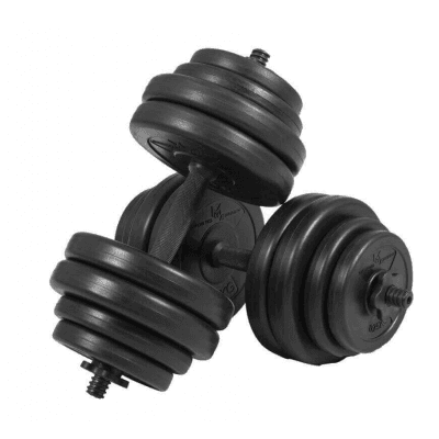 Gorilla Sports Hantlar Black Cement – Stark basmodell – hantelset bäst i test 2026