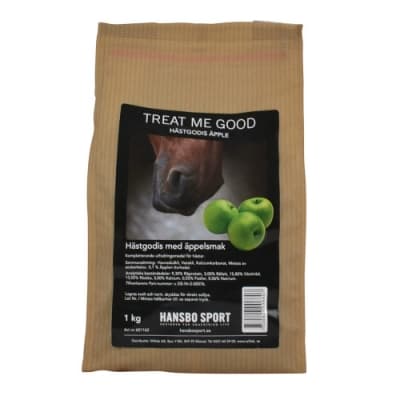 Hansbo Sport Treat Me Good Hästgodis äpple – Träningsfavorit – hästgodis bäst i test 2026