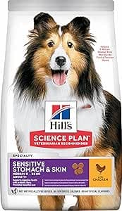 HILL S Sensitive Stomach & Skin Medium Adult - torr hundmat med kyckling 2,5 kg