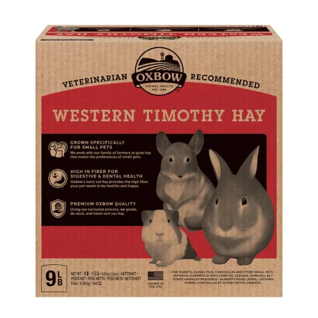 Oxbow Western Timothy 4,08 kg – Bäst i test – hö för kanin bäst i test 2026