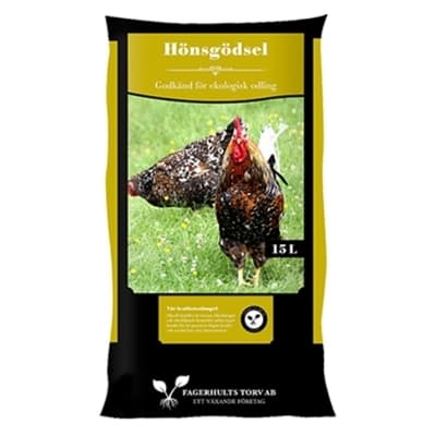 Hönsgödsel, 15 L – Perfekt mellanval – hönsgödsel bäst i test 2026