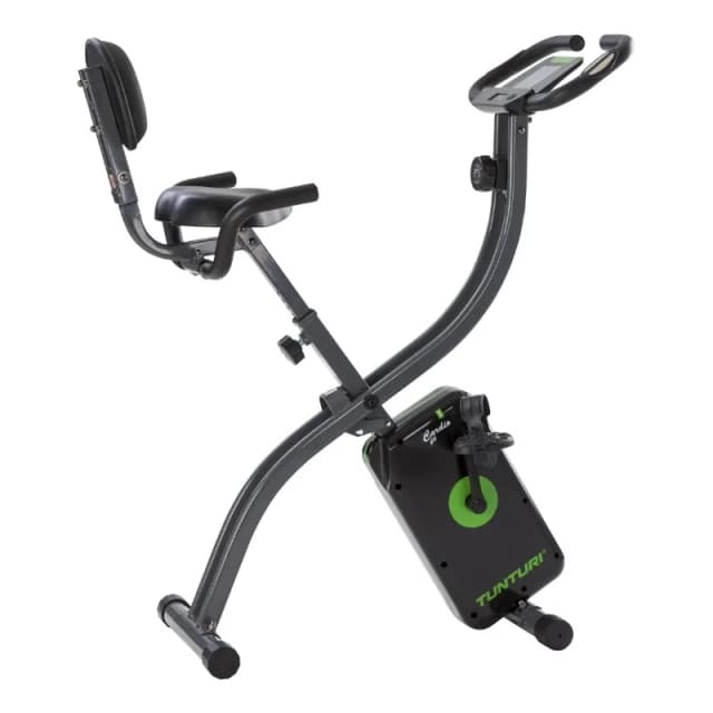 Tunturi Cardio Fit B25 Hopfällbar motionscykel med ryggstöd – Bästa komfort – hopfällbar motionscykel bäst i test 2026