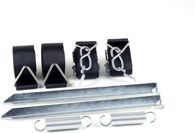 Thule Omnistor markis set – stormtält och tält, campingtält, husbilstillbehör, 2 x 35 cm ankare, 2 spännremmar, 2 x fjädrar, 1 x förvaringsväska