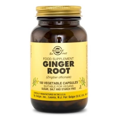 Solgar Ginger Root – Optimal styrka – ingefära kapslar bäst i test 2026