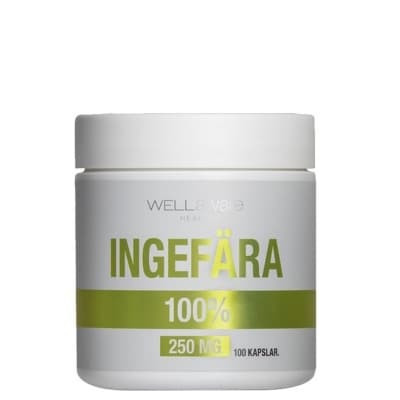 Wellaware Ingefära 250 Mg 100 Kapslar – Prispressad topp – ingefära kapslar bäst i test 2026