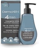 DermoXEN 4MEN Intimtvål för Män | Antibakteriell Intimrengöring med Prebiotika och Mentol | pH-balanserad | Mot Dålig Lukt | För Daglig Intimhygien | 125 ml