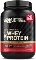 Optimum Nutrition Gold Standard 100% Whey Vassleprotein, Extreme Milk Chocolate, 896g, 28 Portioner, Förpackningen Kan Variera