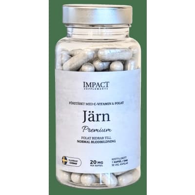Impact Järn Premium – Toppklassval – järntabletter bäst i test 2026