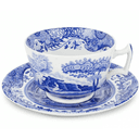 Spode Blue Italian Frukostkopp & Fat