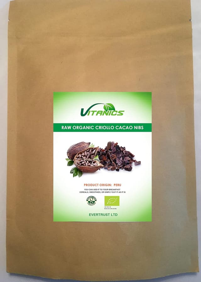 Rå ekologiska Criollo Cacao Nibs (1kg) – Bäst i test – kakaonibs bäst i test 2026