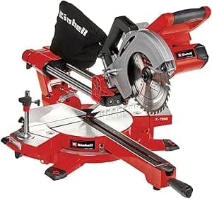 Einhell Sladdlösa drag-kap-geringssågen TE-SM 36/210 Li – Solo Power X-Change (litiumjon, lättgående dragfunktion, kaplinje-laser, utan batteri och laddare)