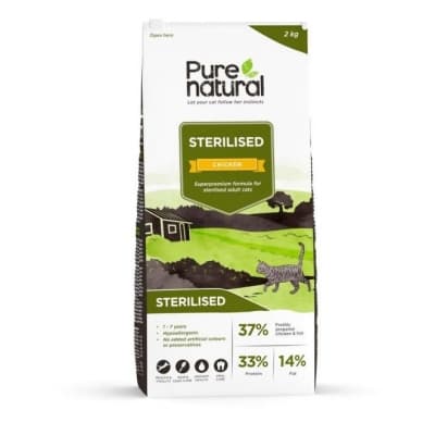 Purenatural Cat Adult Sterilised Chicken – Viktmästare – kattmat bäst i test 2026