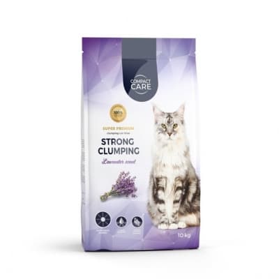 Compact Care Strong Clumping 10 Kg – Mest dammfri – kattsand bäst i test 2026
