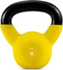Yes4All XSQQ Neoprenbelagda kettlebell-vikter, styrketräning, kettlebells - 4 kg gul