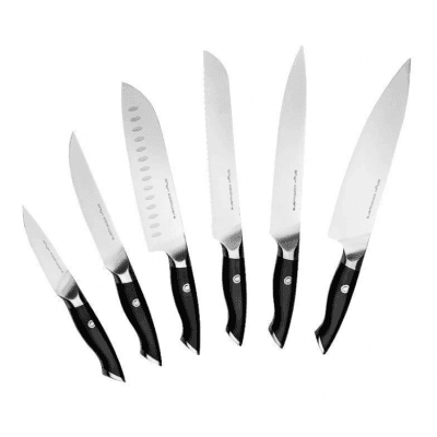 Onyx Cookware™ 6-delar Komplett Knivset – Bäst i test – knivset med kockknivar bäst i test 2026