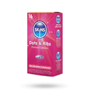 SkinsSkins Dots & Ribs Kondomer 16-pack