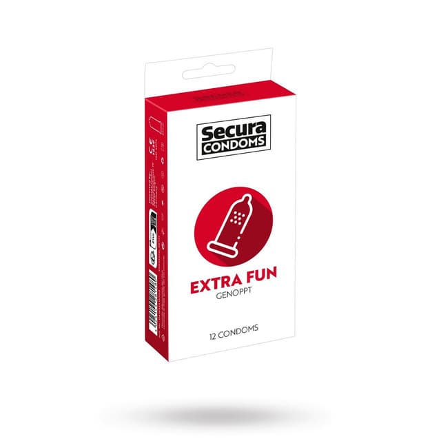 SecuraExtra Fun 12-pack Kondomer – Bästa prisvärda – knottriga kondomer bäst i test 2026