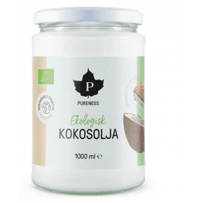 Pureness Jungfru Kokosolja Eko – Största förpackning – kokosolja bäst i test 2026