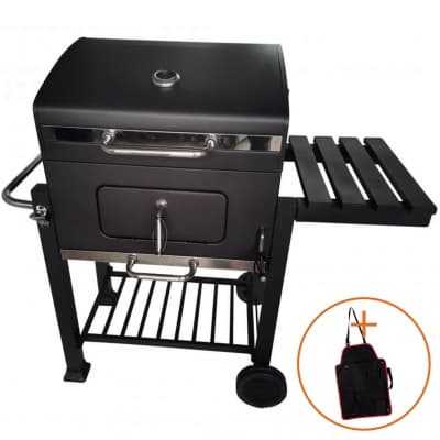 Kolgrill Med Höj- Och Sänkbar Kolbädd | Christoffer | Inklusive Förkläde – Optimal temperatur – kolgrill bäst i test 2026