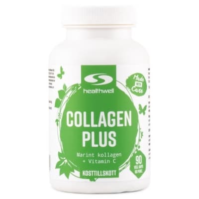 Healthwell Collagen Plus – Budgetfavorit – kollagentabletter bäst i test 2026