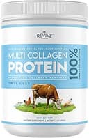 Multi Collagen Proteinpulver 400 g – Typ I, II, III, V & X – Hydrolyserat gräsbetat nötkreatur, vildfångad fisk samt frigående kyckling- och äggskal-kollagen från Revive Naturals