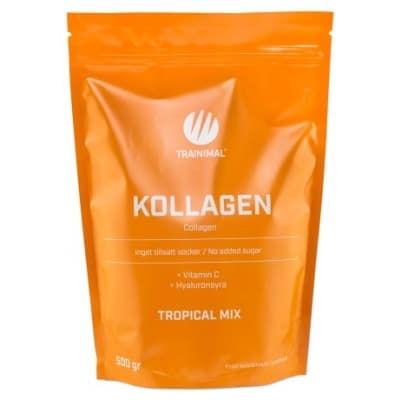 Trainimal Kollagen + Hyaluronsyra – Proteinrikaste valet – kollagentillskott bäst i test 2026