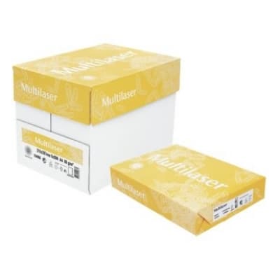 Multilaser, A4, 80g, Hålat 2500 Ark • Multicopy • Mlasera4h – Största paketet – kopieringspapper bäst i test 2026