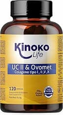 UC-II & OVOMET Kollagen 120 kapslar | Typ I, II, V, X med hyaluronsyra, ingefära, boswellia, bambu & vitamin C | Premium kosttillskott för leder och rörlighet.