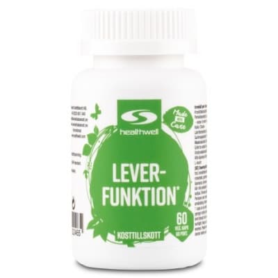 Healthwell Leverfunktion – Bäst i test – kosttillskott för levern bäst i test 2026
