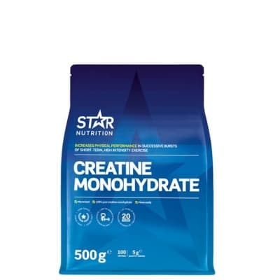 Star Nutrition Kreatin Monohydrat 500 G – Mest mångsidig – kreatin bäst i test 2026