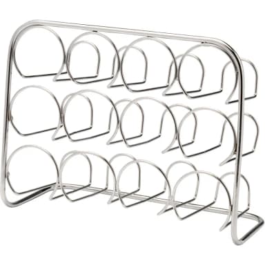 Hahn kitchenware Kryddställ Krom 12 Burkar
