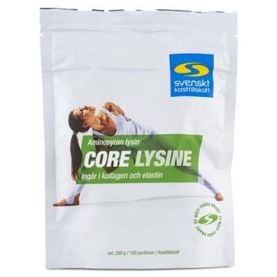 Core Lysine Pulver – Mest koncentrerad – l-lysin bäst i test 2026