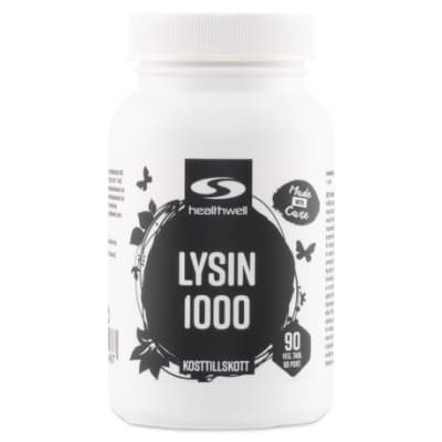 Healthwell Lysin 1000 – Bäst i test – l-lysin bäst i test 2026