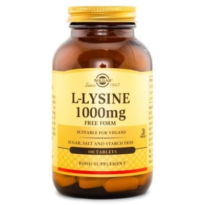 Solgar L-lysine 1000 Mg – Renast innehåll – l-lysin bäst i test 2026