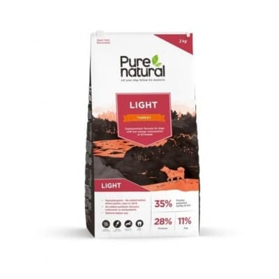 Purenatural Dog Adult Light Turkey – Snällast mot magen – lågkalorifoder hund bäst i test 2026